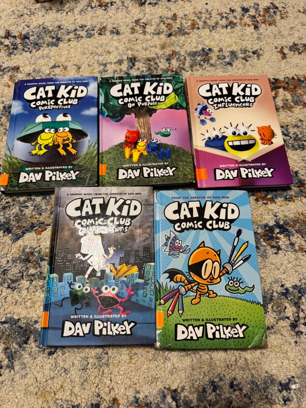 CatKid Comic Club Hardcover Book Set (5)